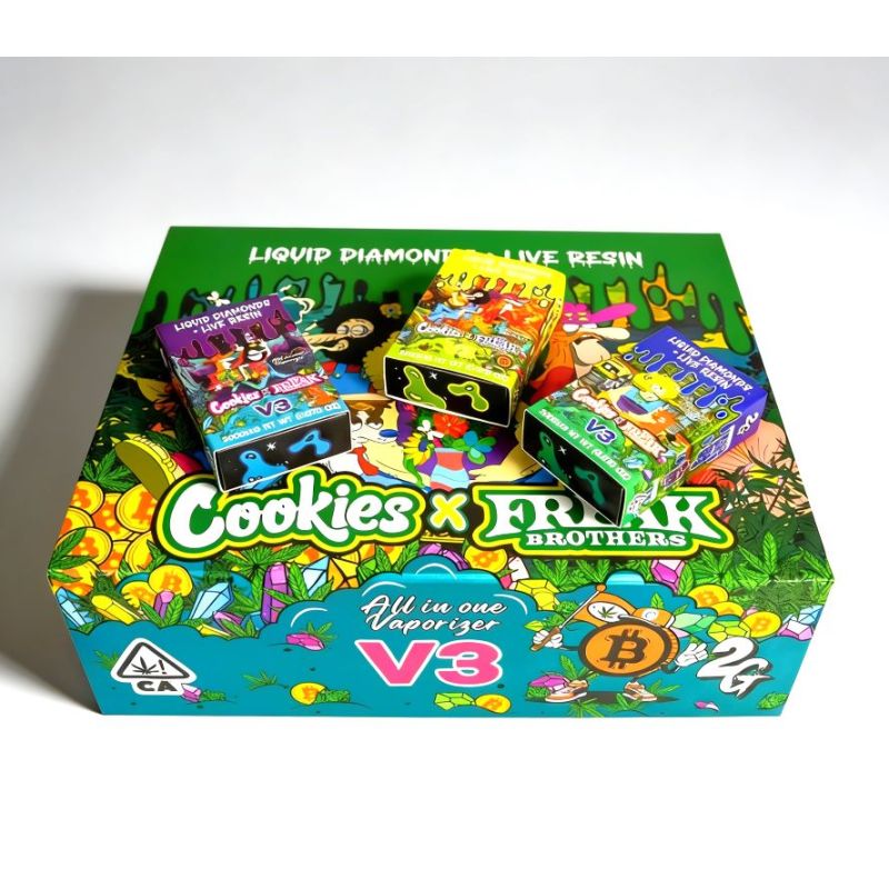 Cookies x Freak Brothers V3 Dual Flavor Empty Carts 2g